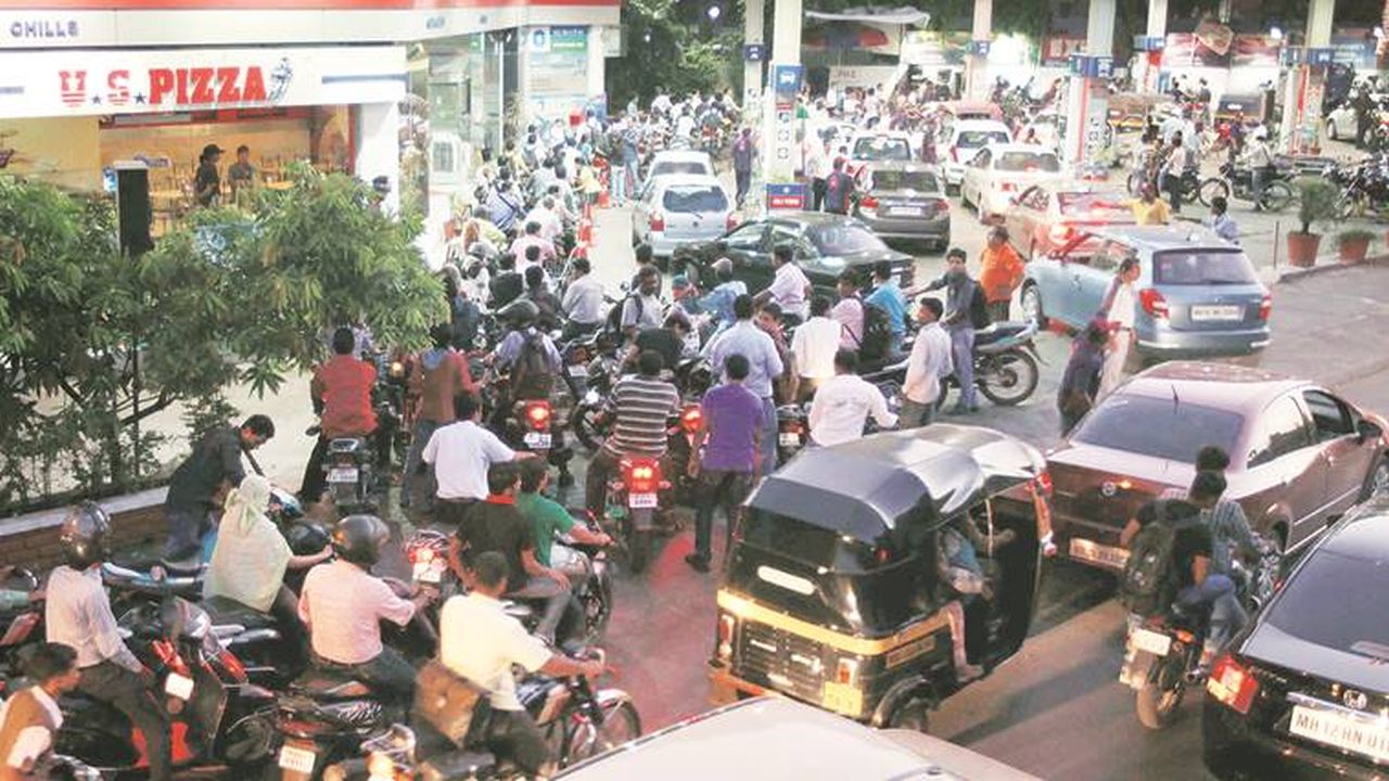 Exceeding the limit Vehicle fuel shortage
