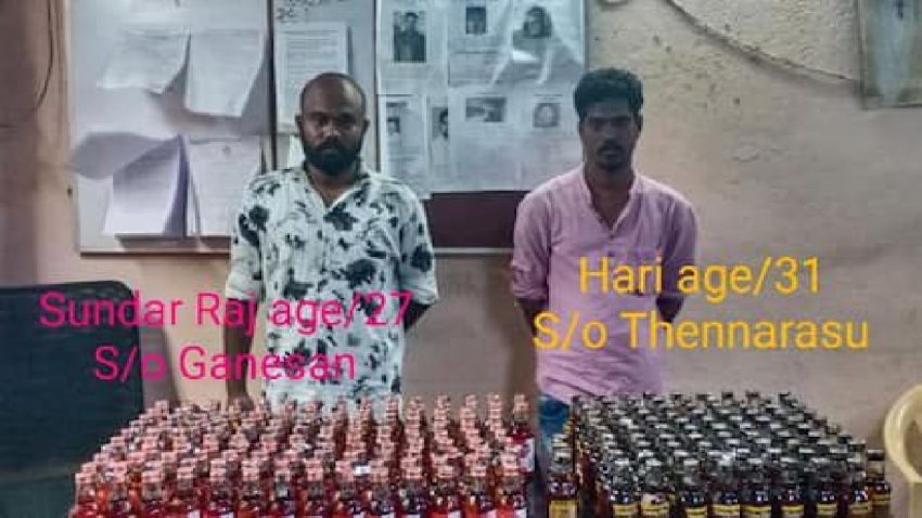 Zomato and Uber Eats employees arrested for possession of various liquor
