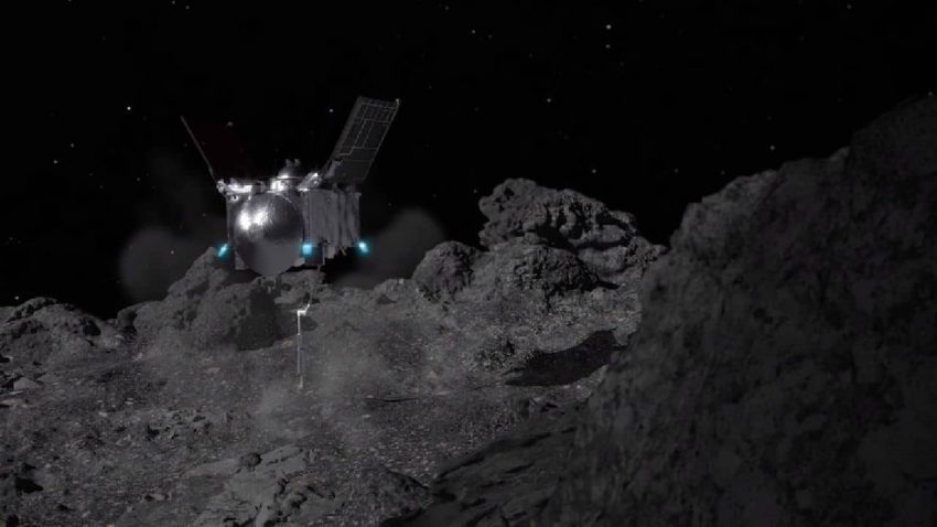 NASA spacecraft Osiris-Rex successfully landed on the asteroid Bennu