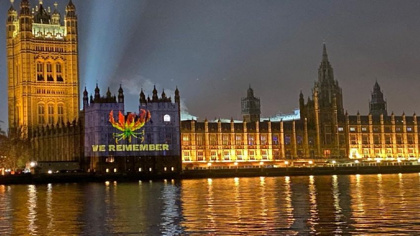 Lighting Tribute in the British Parliamentary Constituency
