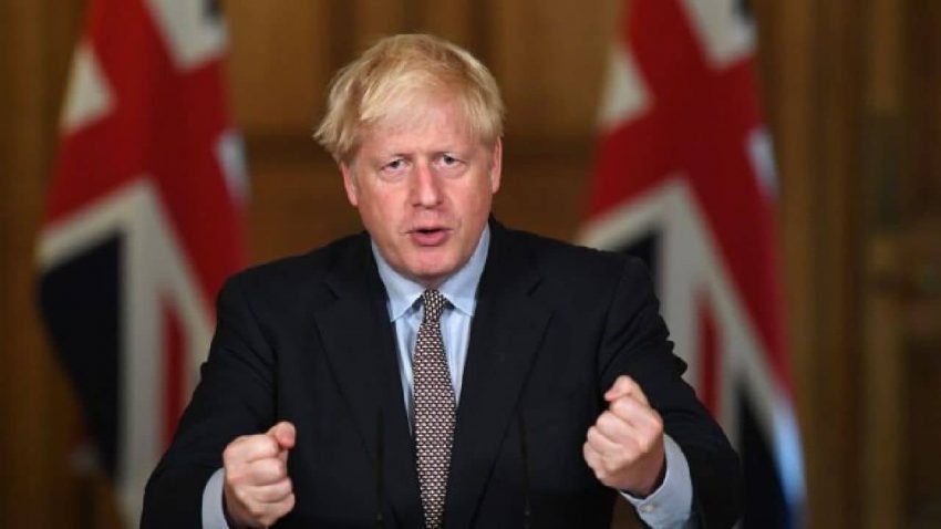 Prime Minister Boris Johnson announces full curfew in the UK