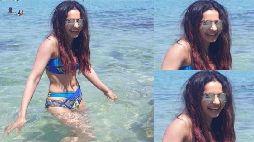 Rakul Preet Singh posted a photo of himself in a swimsuit?