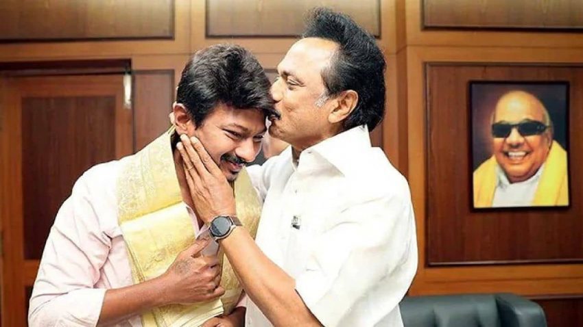 Udayanidhi Stalin, the grandson of the Kalingar who flew the policy for a similar drive?