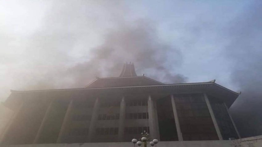 Great fire in Colombo Supreme Court