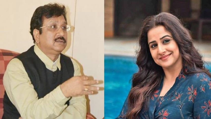 Minister invites actress Vidya Balan to the party