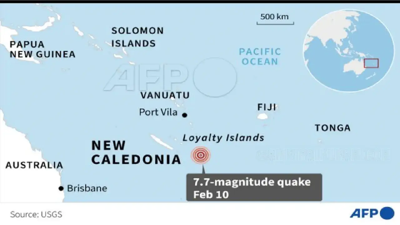 'Tsunami confirmed' in South Pacific region after 7.7-magnitude earthquake