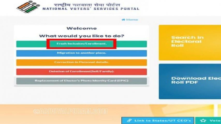 How To Add A Name In Voter Name List And Apply For Voter Card Online !!!