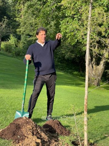 Tree planting Pakistan Prime Minister Imran Khan