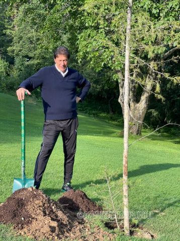 Tree planting Pakistan Prime Minister Imran Khan