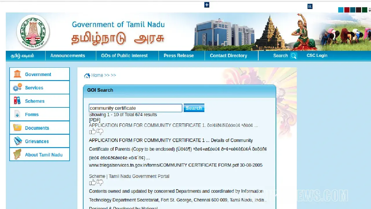Online Application Procedure for getting ST/SC/BC certificate